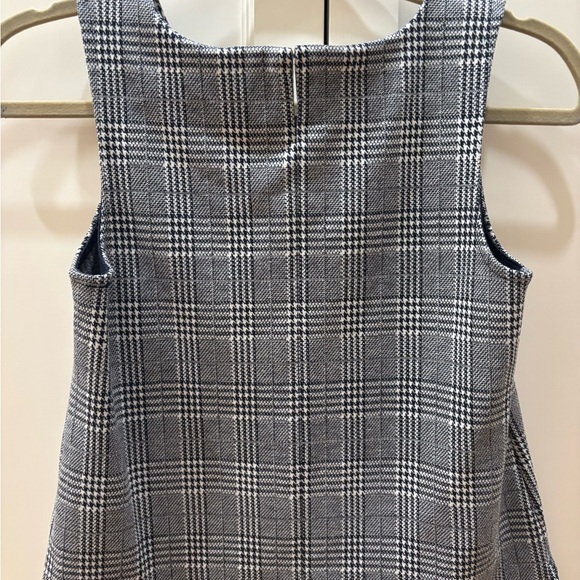 Banana Republic Navy Blue and White Plaid Top - Picture 2 of 4